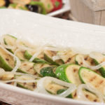 Grilled Zucchini with Sautéd Onions by Curtis & Paula Eakins
