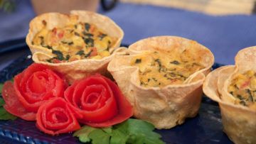 Garden Frittata Tarts by The Micheff Sisters