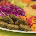 Mediterranean Salad with Mini Falafels by the Micheff Sisters