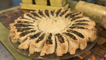 Stuffed Spinach Bread by The Micheff Sisters