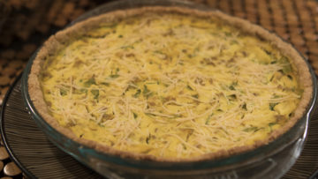 "Sausage" Spinach Quiche by Curtis & Paula Eakins