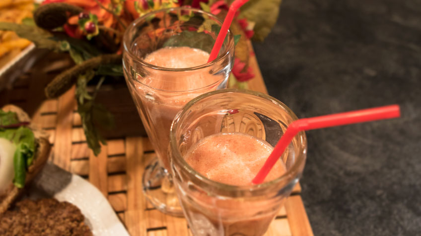 Banana Strawberry Smoothie by Curtis & Paula Eakins