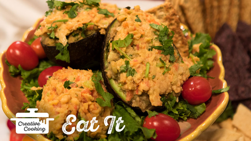 Tuno Stuffed Avocado by The Holmes Sisters