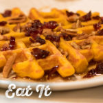Vegan Sweet Potato Waffles by The Holmes Sisters