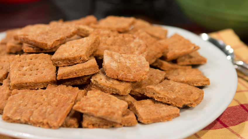 Homemade Crackers by The Micheff Sisters