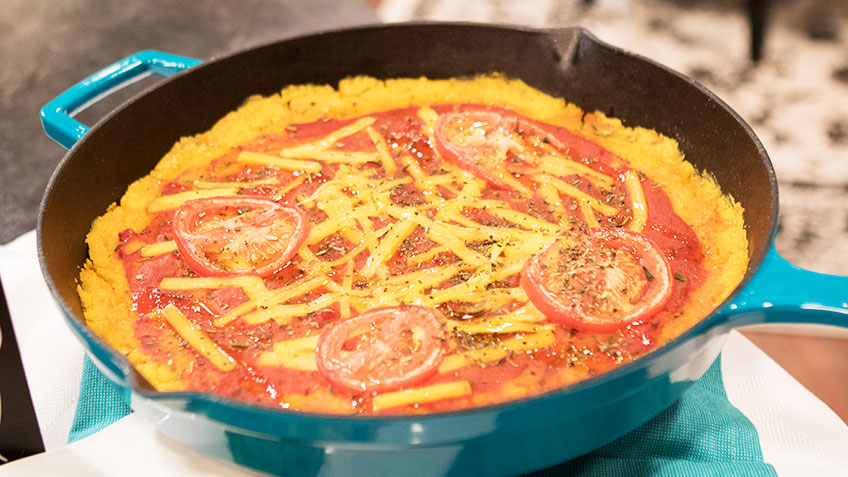 Delicious Polenta Pizza by Nicole Braxton