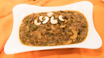 Mushroom Cashew Curry by Padmaja Medidi