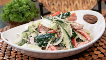 Cucumber Tomato Salad by Melody Caviness